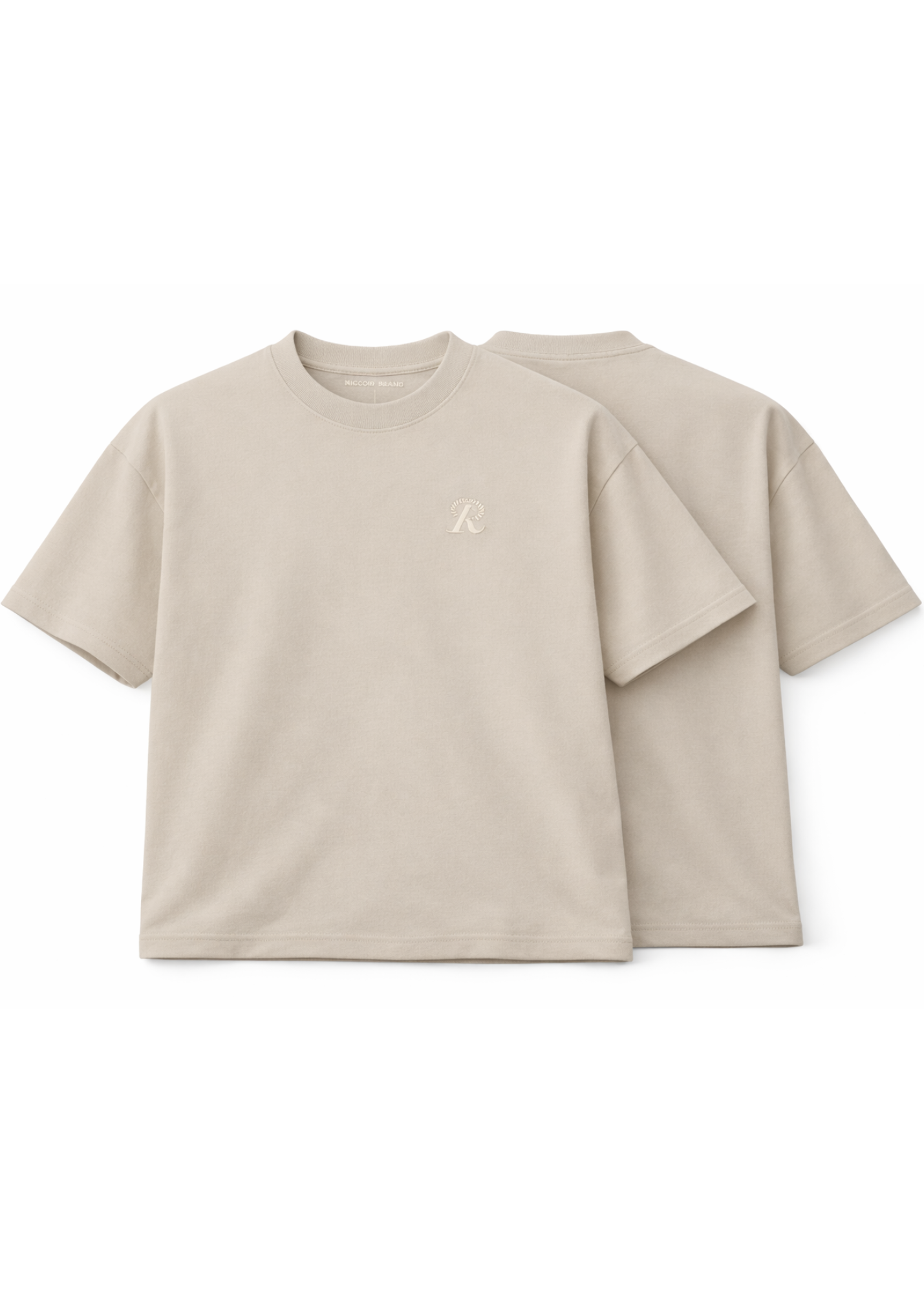 Polera Boxy BASICS Beige