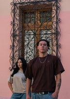 Polera Boxy BASICS Brown